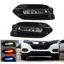 KEEN 12V Daytime Running light for Honda  VEZEL HRV 2019 2020 LED DRL with Flowing Turn Signal Driving Head Daylight