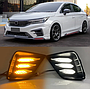 KEEN 12V Led Car Light DRL for Honda City 2020 2021 Daytime Running Light Fog Lamp Dynamic Turning Signal led