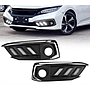 KEEN Car Daytime Running Light for Honda Civic 10th gen 2019 2020 DRL Flow Turn Signal Fog Light Car Head Lamp