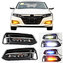 KEEN 12V Daytime Running Light for Honda Accord 10th 2018-2019 Turning Signal Light LED DRL Driving Fog Lamp Cover LED