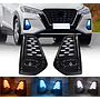 KEEN Car Daytime Running Light for Nissan Kicks 2021 2022 DRL Start-scan Driving Fog lamp with Dynamic Turn Signal Headlight
