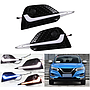 KEEN Daytime Running Light LED DRL Head Fog Lamp For Nissan Qashqai 2019 2020 Auto Front Foglight Upgrade Accessories